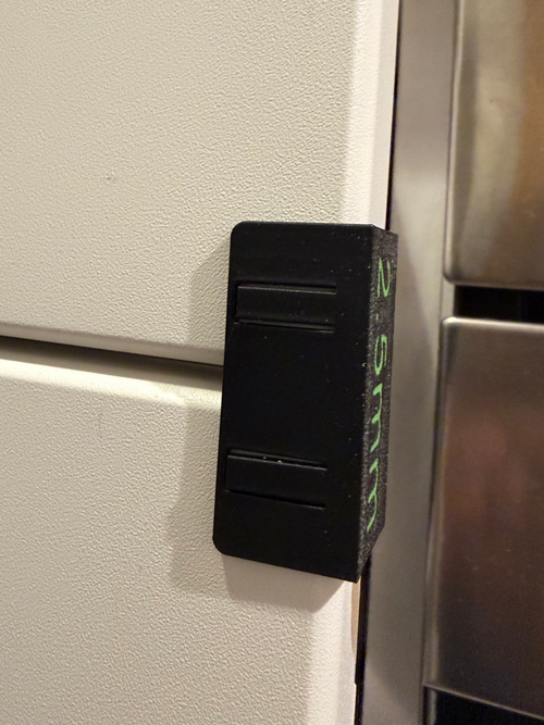 Drawer face spacers 3d printed millimetres jig V3